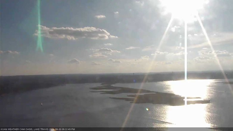 Lake Travis webcam, August 30, 2024 6:25 PM CT