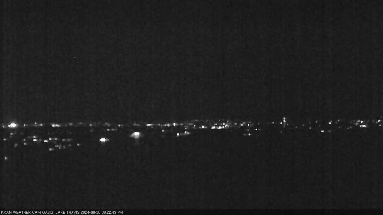 Lake Travis webcam, August 30, 2024 9:25 PM CT