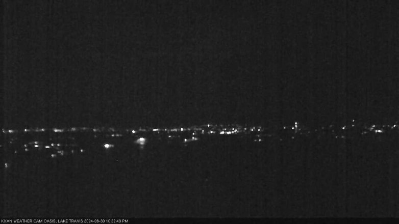 Lake Travis webcam, August 30, 2024 10:25 PM CT