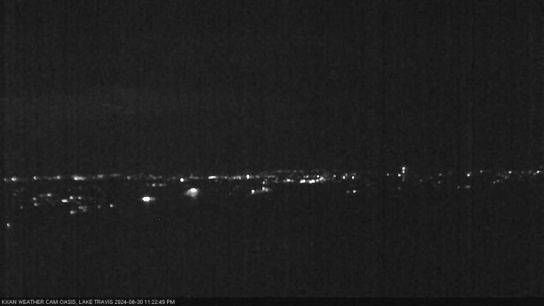 Lake Travis webcam, August 30, 2024 11:25 PM CT