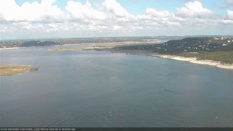 Lake Travis webcam, August 31, 2024 10:00 AM CT