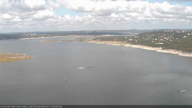 Lake Travis webcam, August 31, 2024 11:00 AM CT