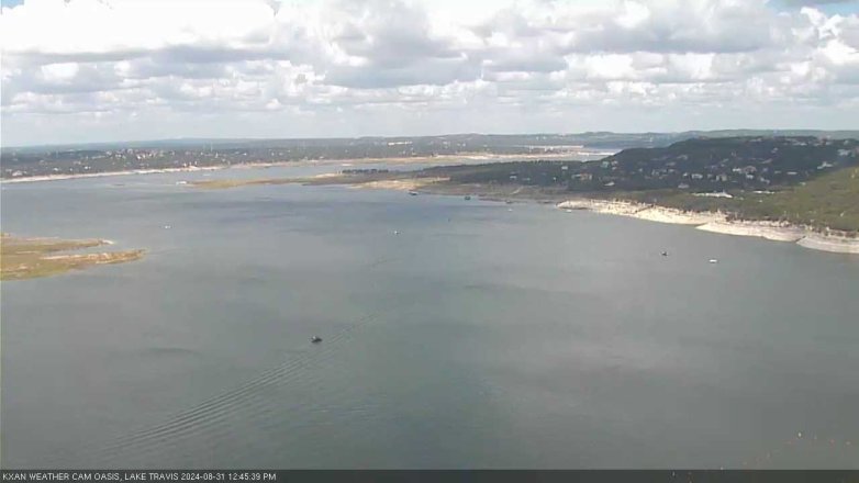Lake Travis webcam, August 31, 2024 12:45 PM CT