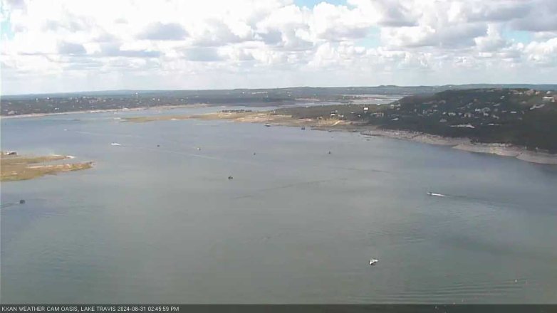 Lake Travis webcam, August 31, 2024 2:45 PM CT