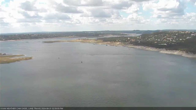 Lake Travis webcam, August 31, 2024 3:00 PM CT