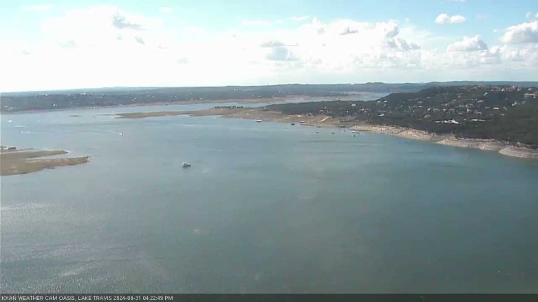 Lake Travis webcam, August 31, 2024 4:25 PM CT