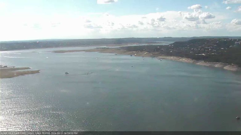 Lake Travis webcam, August 31, 2024 5:00 PM CT