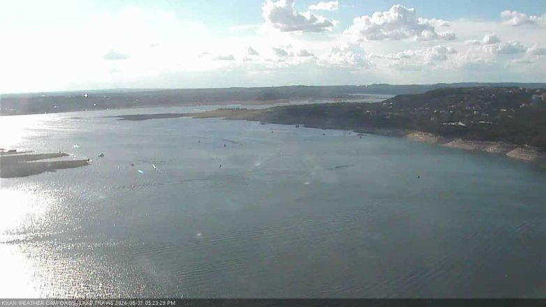 Lake Travis webcam, August 31, 2024 5:25 PM CT