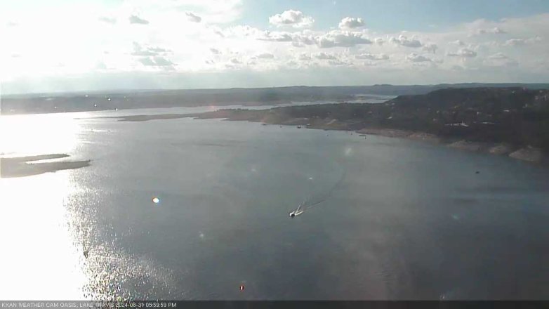 Lake Travis webcam, August 31, 2024 6:00 PM CT