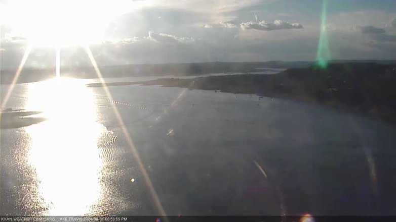 Lake Travis webcam, August 31, 2024 7:00 PM CT