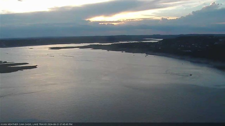 Lake Travis webcam, August 31, 2024 7:45 PM CT