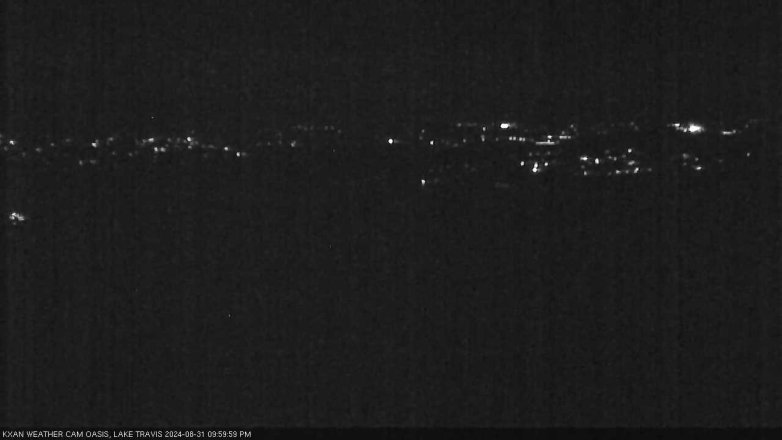 Lake Travis webcam, August 31, 2024 10:00 PM CT