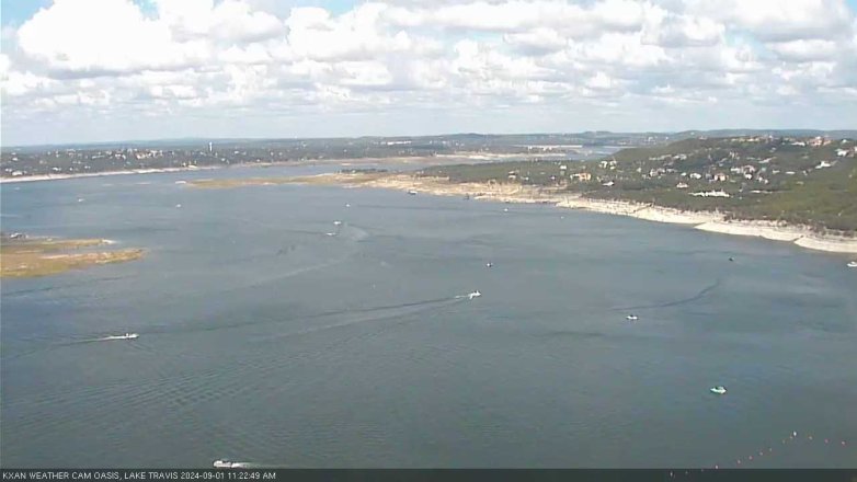 Lake Travis webcam, September 1, 2024 11:25 AM CT