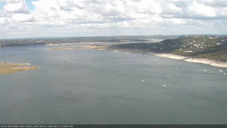 Lake Travis webcam, September 1, 2024 12:00 PM CT