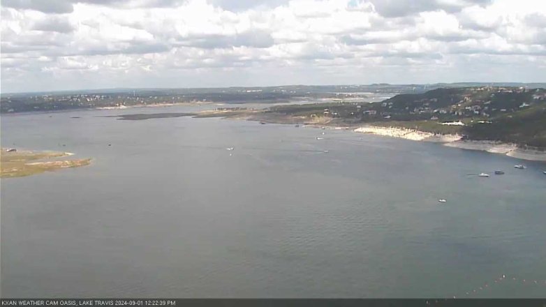 Lake Travis webcam, September 1, 2024 12:25 PM CT