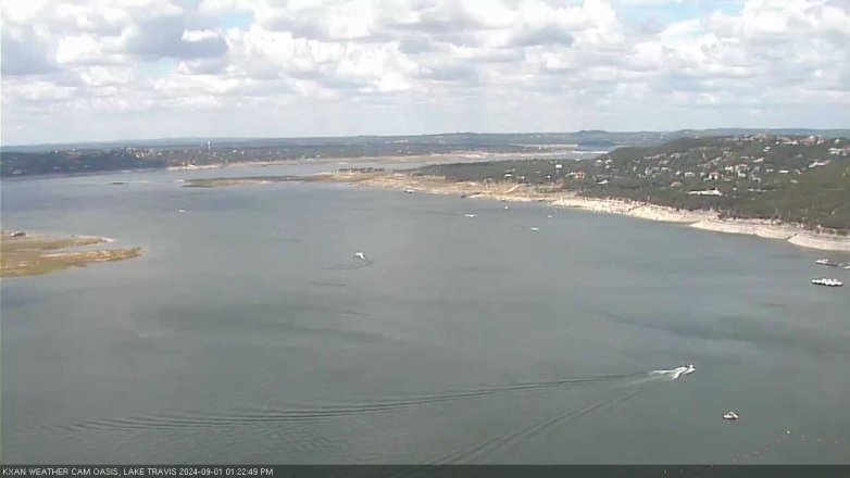 Lake Travis webcam, September 1, 2024 1:25 PM CT