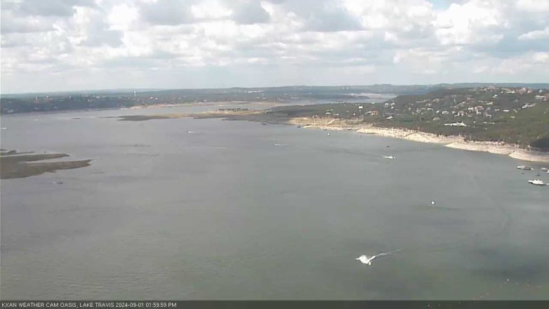 Lake Travis webcam, September 1, 2024 2:00 PM CT