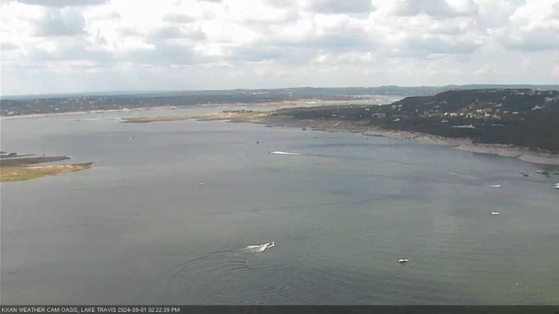 Lake Travis webcam, September 1, 2024 2:25 PM CT
