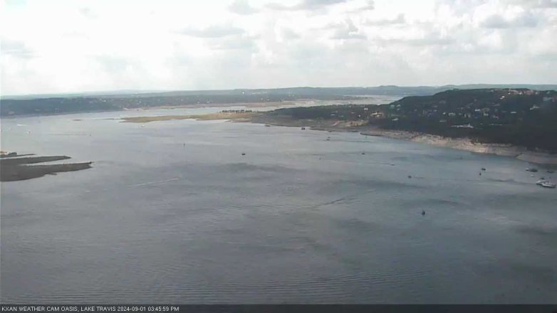 Lake Travis webcam, September 1, 2024 3:45 PM CT