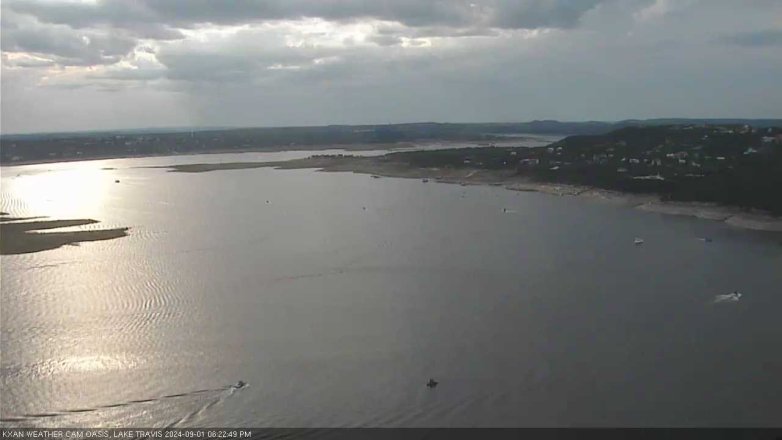 Lake Travis webcam, September 1, 2024 6:25 PM CT