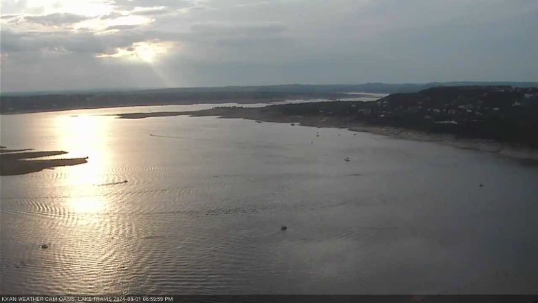 Lake Travis webcam, September 1, 2024 7:00 PM CT