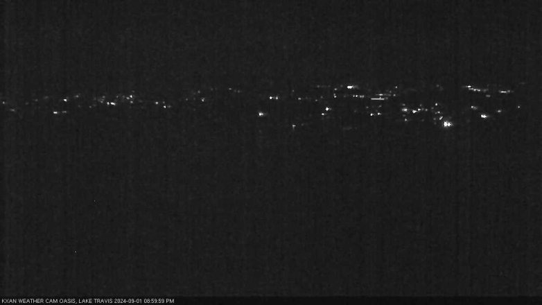 Lake Travis webcam, September 1, 2024 9:00 PM CT