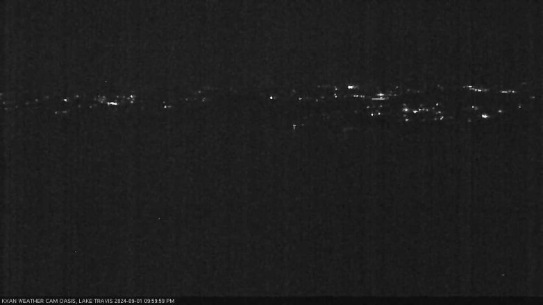 Lake Travis webcam, September 1, 2024 10:00 PM CT
