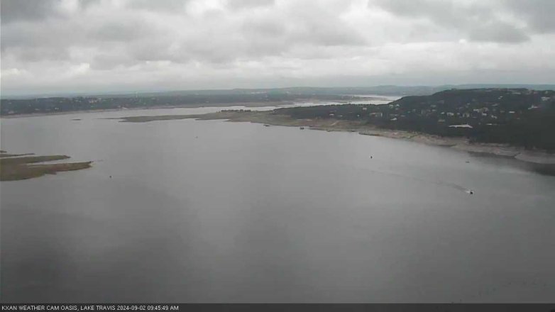 Lake Travis webcam, September 2, 2024 9:45 AM CT