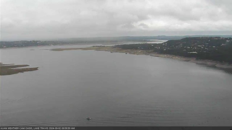 Lake Travis webcam, September 2, 2024 10:00 AM CT