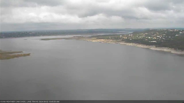 Lake Travis webcam, September 2, 2024 10:45 AM CT