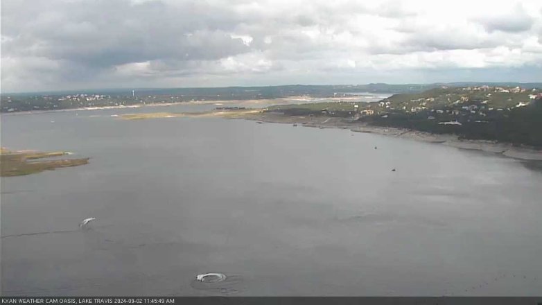 Lake Travis webcam, September 2, 2024 11:45 AM CT