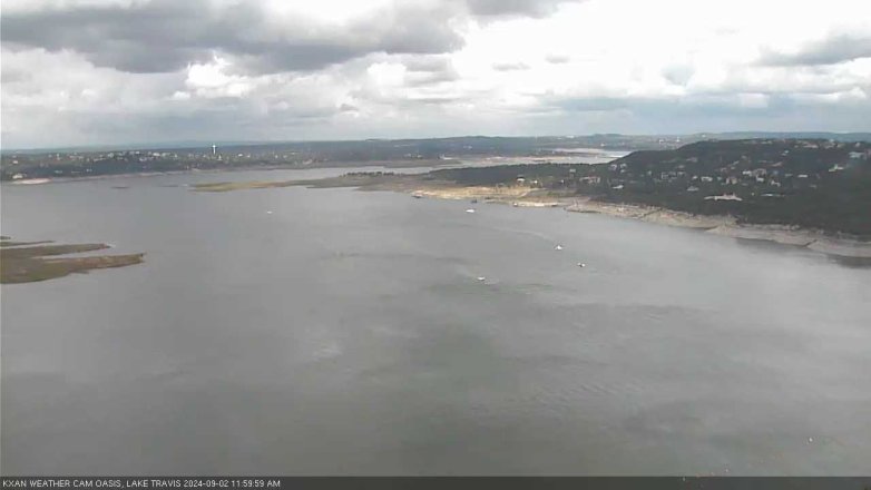 Lake Travis webcam, September 2, 2024 12:00 PM CT