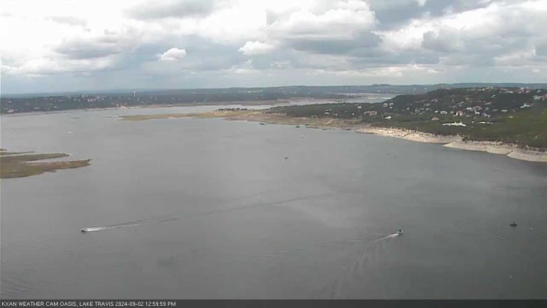Lake Travis webcam, September 2, 2024 1:00 PM CT