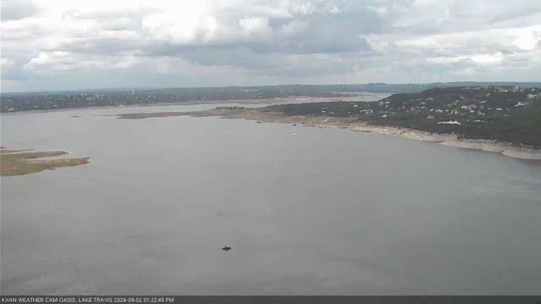 Lake Travis webcam, September 2, 2024 1:25 PM CT