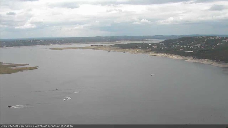 Lake Travis webcam, September 2, 2024 2:45 PM CT