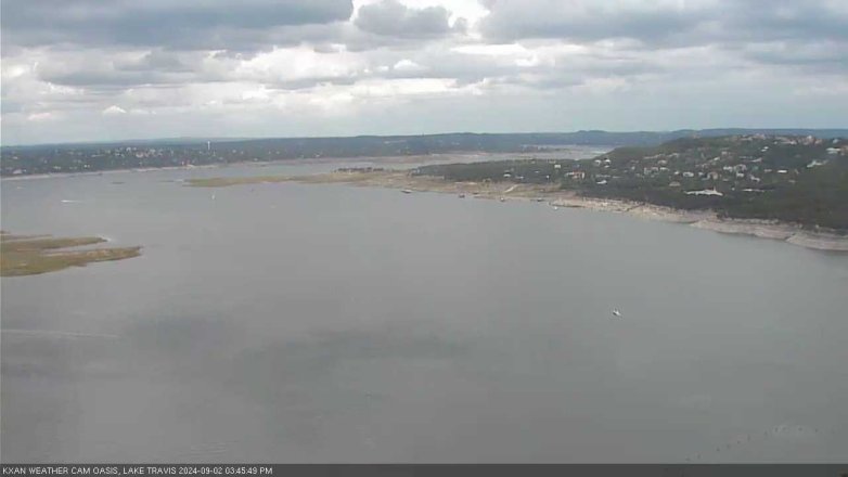 Lake Travis webcam, September 2, 2024 3:45 PM CT