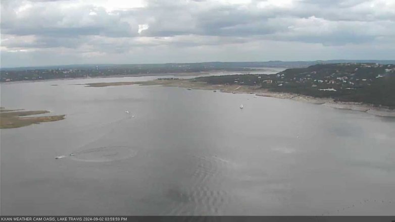 Lake Travis webcam, September 2, 2024 4:00 PM CT