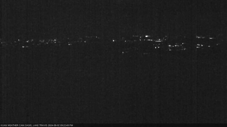 Lake Travis webcam, September 2, 2024 9:25 PM CT