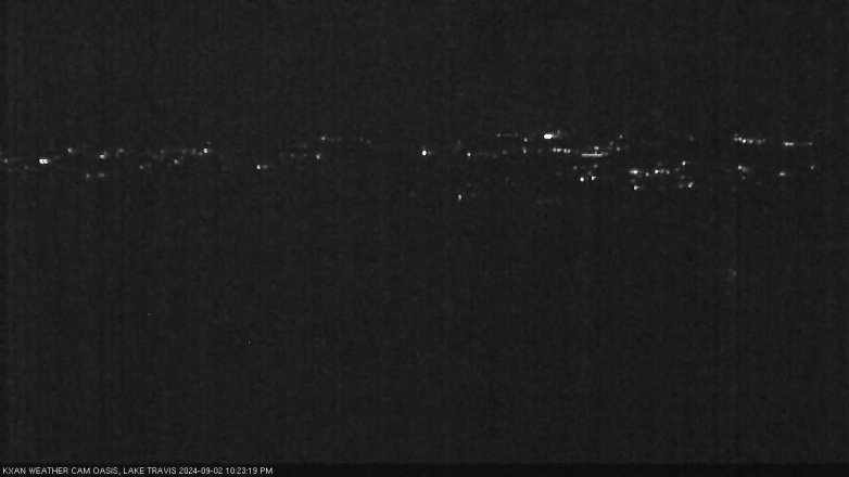 Lake Travis webcam, September 2, 2024 10:25 PM CT