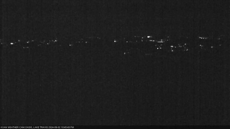 Lake Travis webcam, September 2, 2024 10:45 PM CT