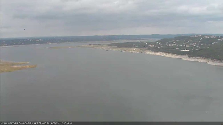 Lake Travis webcam, September 3, 2024 1:00 PM CT