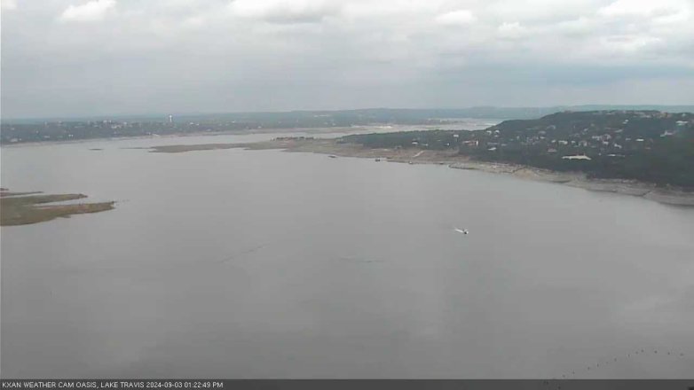 Lake Travis webcam, September 3, 2024 1:25 PM CT