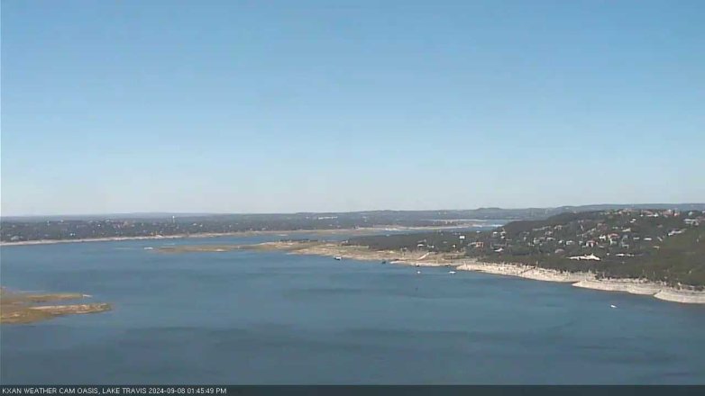 Lake Travis webcam, September 8, 2024 1:45 PM CT