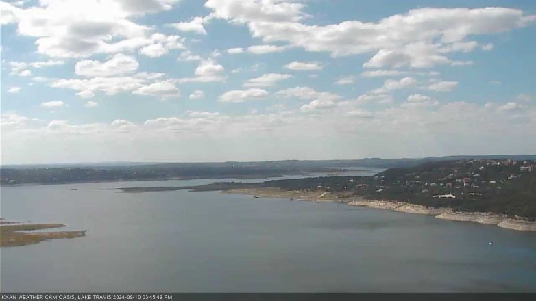 Lake Travis webcam, September 10, 2024 3:45 PM CT