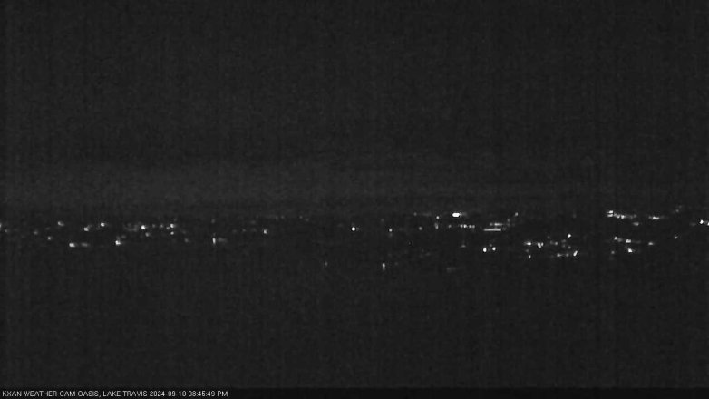 Lake Travis webcam, September 10, 2024 8:45 PM CT