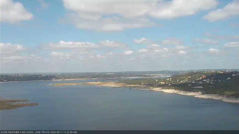 Lake Travis webcam, September 11, 2024 11:25 AM CT