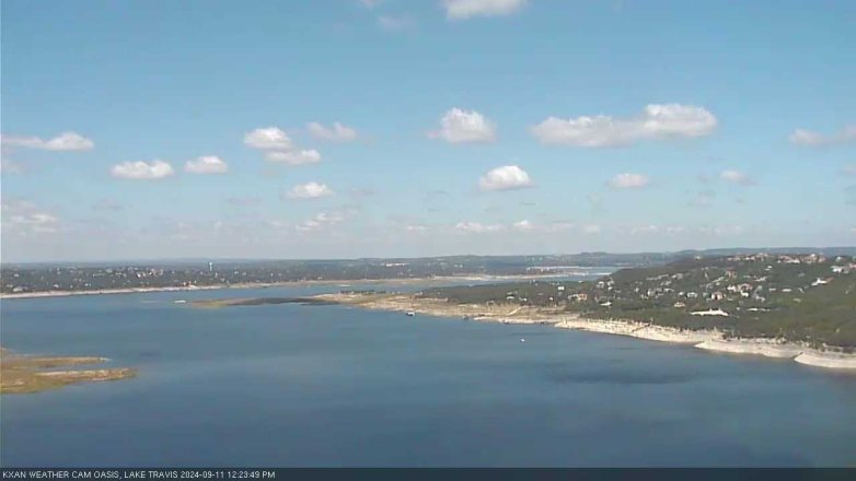 Lake Travis webcam, September 11, 2024 12:25 PM CT