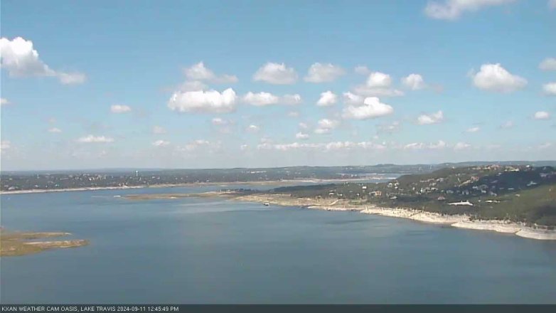 Lake Travis webcam, September 11, 2024 12:45 PM CT