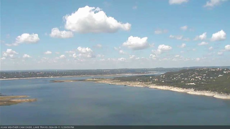 Lake Travis webcam, September 11, 2024 1:00 PM CT