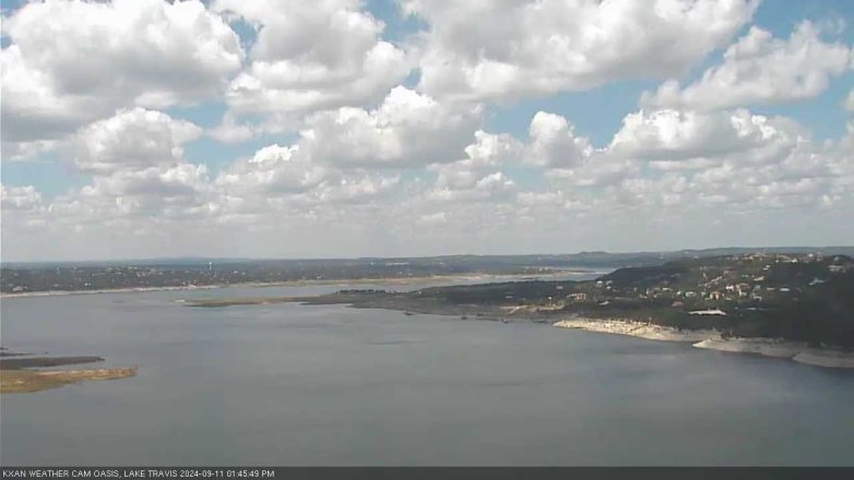 Lake Travis webcam, September 11, 2024 1:45 PM CT